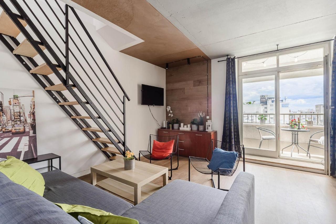 Stylish Apartment In The City Center Of Varsó Kültér fotó