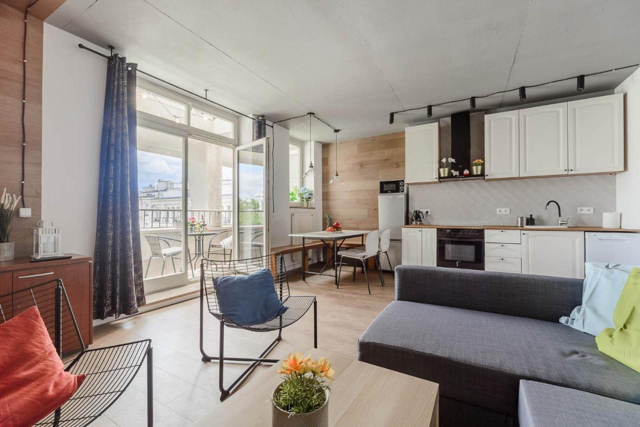 Stylish Apartment In The City Center Of Varsó Kültér fotó