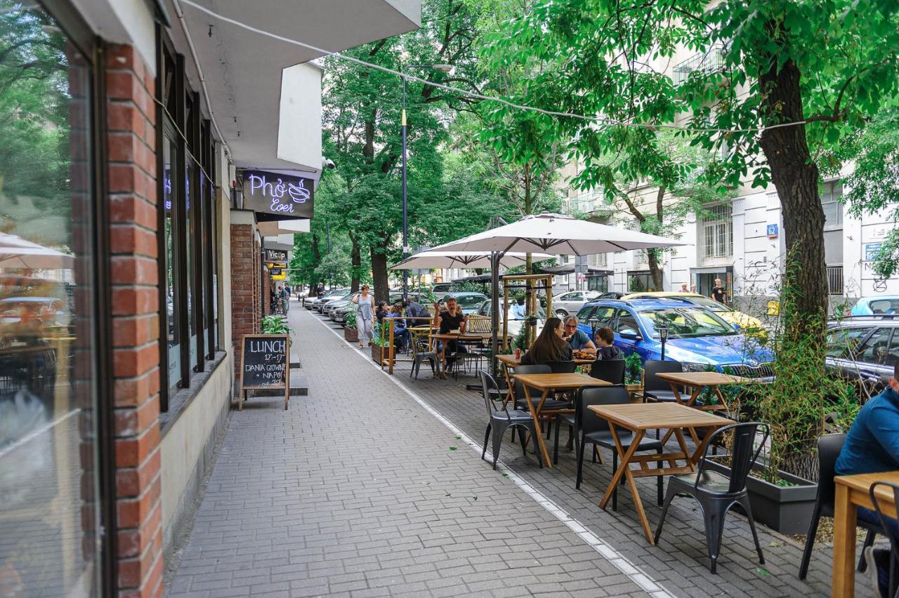 Stylish Apartment In The City Center Of Varsó Kültér fotó